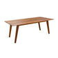 Alma Solid Tasmanian Blackwood Dining Table, 240cm - Chocolate Wood