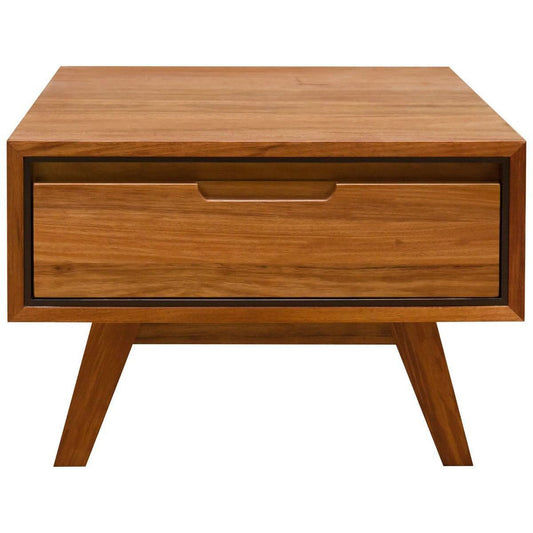 ALMA TASMANIAN BLACKWOOD 1 DRAWER LAMP TABLE