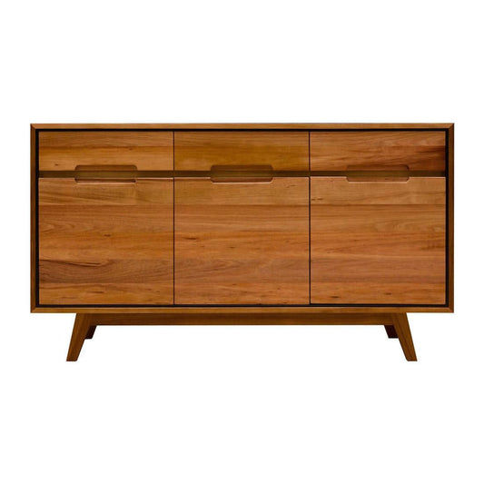 ALMA TASMANIAN BLACKWOOD BUFFET SIDEBOARD 3 DOORS 3 DRAWERS 150CM