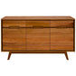 ALMA TASMANIAN BLACKWOOD BUFFET SIDEBOARD 3 DOORS 3 DRAWERS 150CM - MyChocolateWood