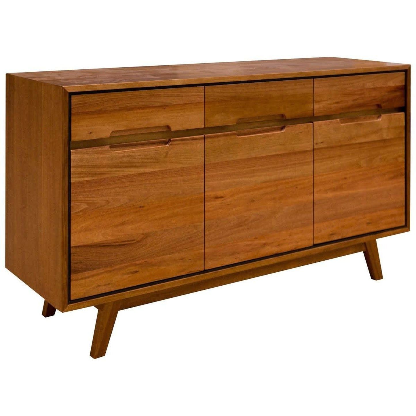 ALMA TASMANIAN BLACKWOOD BUFFET SIDEBOARD 3 DOORS 3 DRAWERS 150CM