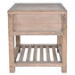 ALSTON RECLAIMED OAK SIDE TABLE LAMP TABLE NATURAL - MyChocolateWood