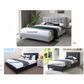 AMARA KING SINGLE BED MKII GREY - MyChocolateWood