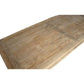 ANAIS FRENCH PROVINCIAL DINING TABLE RECYCLED TIMBER HARDWOOD 240CM RUSTIC - MyChocolateWood