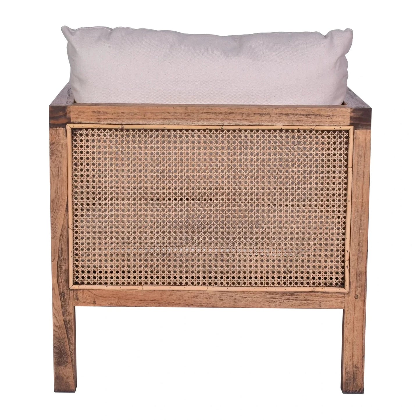 ANGOSIA RATTAN ARMCHAIR IN LIGHT TOBACCO