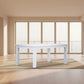 ANIKA SOLID ACACIA WOOD 180CM DINING TABLE IN VIVID WHITE - MyChocolateWood