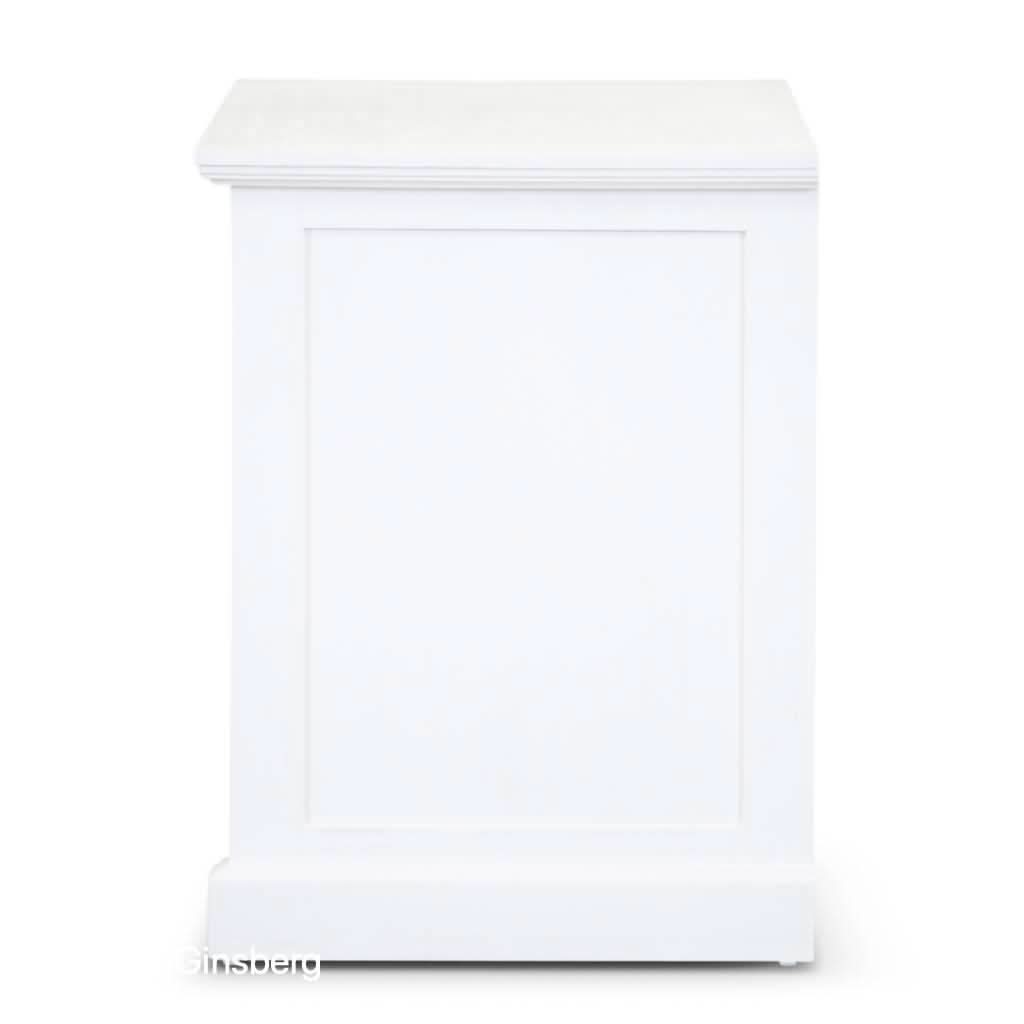 ANIKA SOLID ACACIA WOOD DESK IN VIVID WHITE - MyChocolateWood