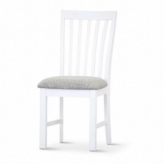 ANIKA SOLID ACACIA WOOD DINING CHAIR IN VIVID WHITE