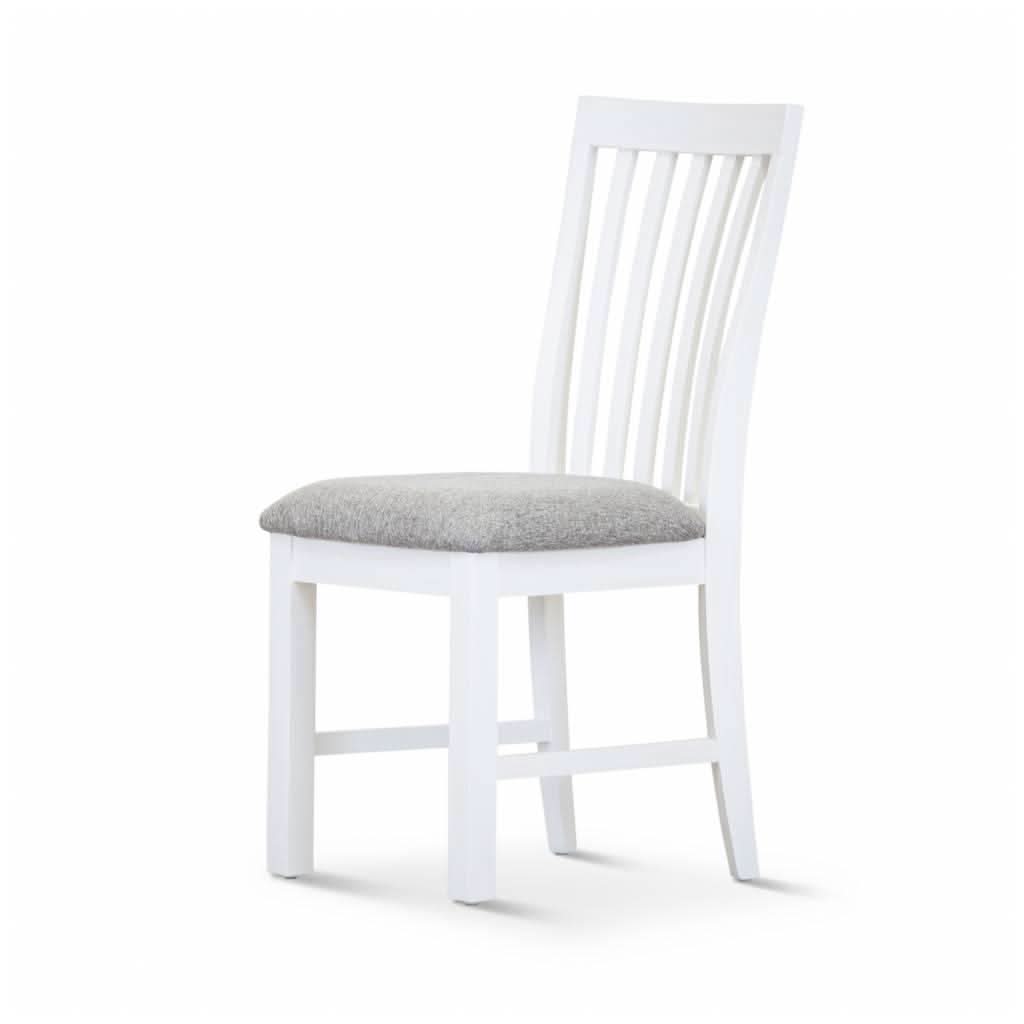 ANIKA SOLID ACACIA WOOD DINING CHAIR IN VIVID WHITE - MyChocolateWood