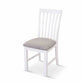 ANIKA SOLID ACACIA WOOD DINING CHAIR IN VIVID WHITE - MyChocolateWood