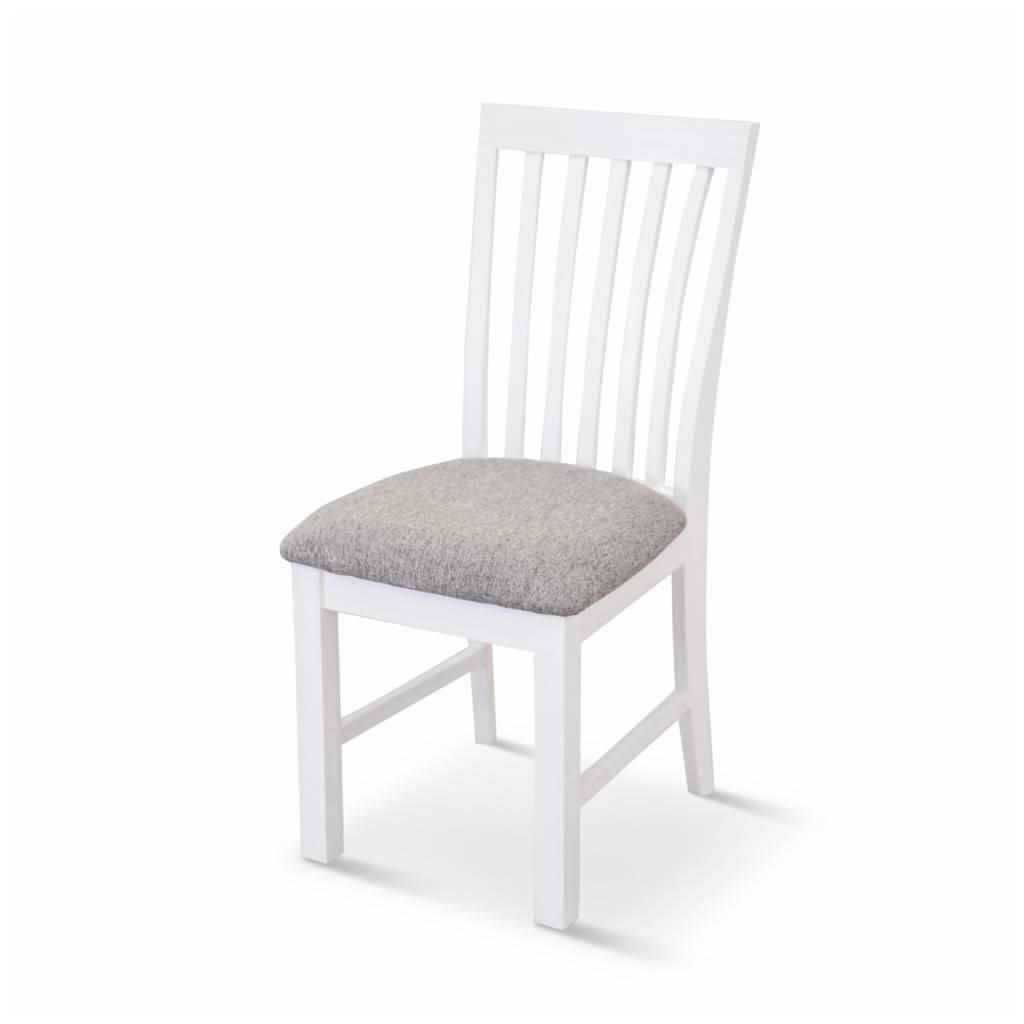 ANIKA SOLID ACACIA WOOD DINING CHAIR IN VIVID WHITE - MyChocolateWood