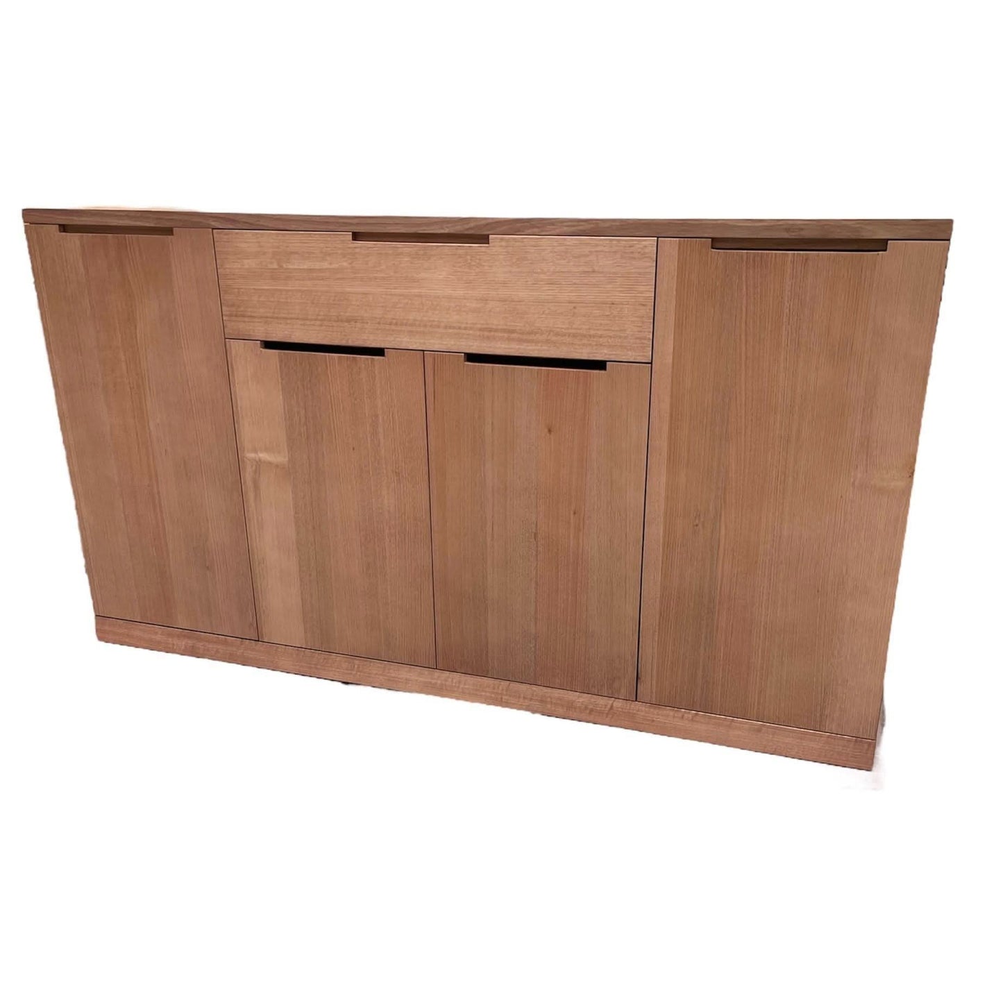 ANTOINETTE AUSTRALIAN MADE TASSIE OAK BUFFET/SIDEBOARD 4 DOORS 1 DRAWER CUSTOM MADE - MyChocolateWood
