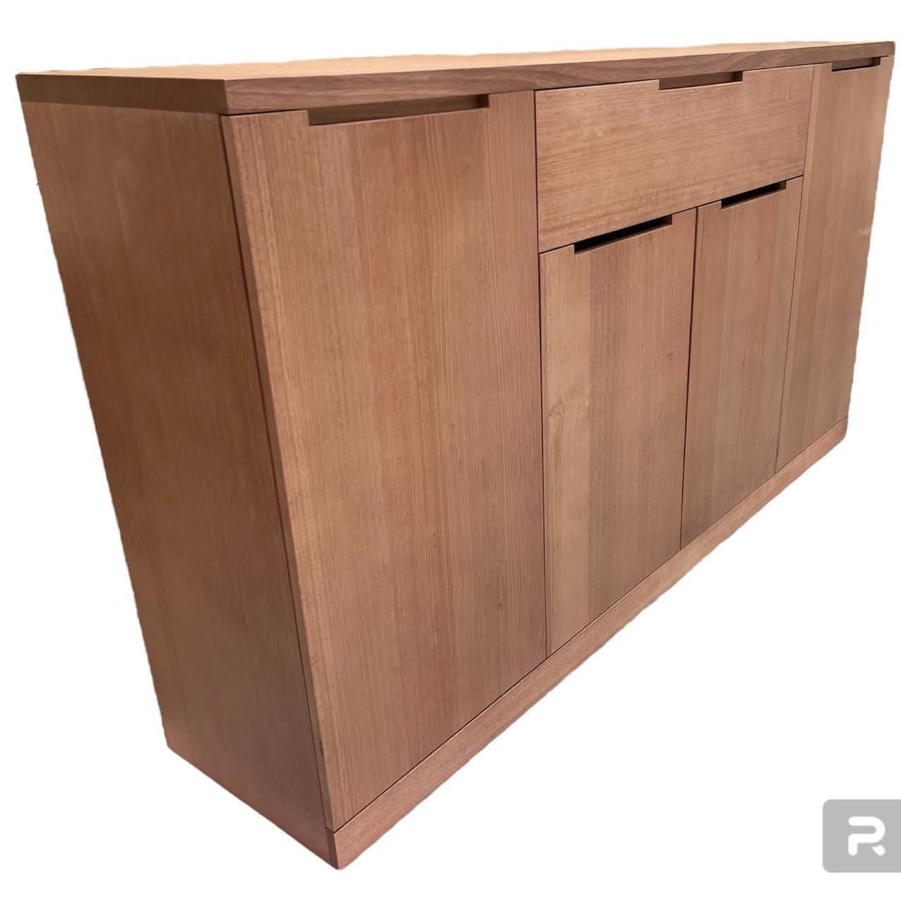 ANTOINETTE AUSTRALIAN MADE TASSIE OAK BUFFET/SIDEBOARD 4 DOORS 1 DRAWER CUSTOM MADE - MyChocolateWood