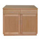 Anya solid Victorian ash buffet sideboard with two doors, two drawers, wheat color, measuring 100cm from MyChocolateWood.