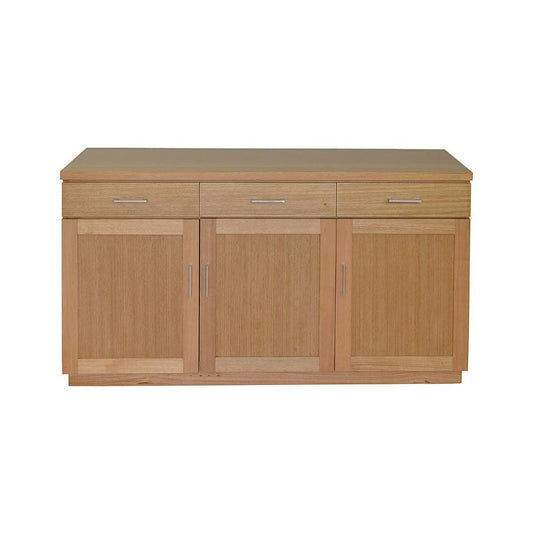 ANYA SOLID VICTORIAN ASH BUFFET/SIDEBOARD 3 DOORS & 3 DRAWERS WHEAT 150CM - MyChocolateWood
