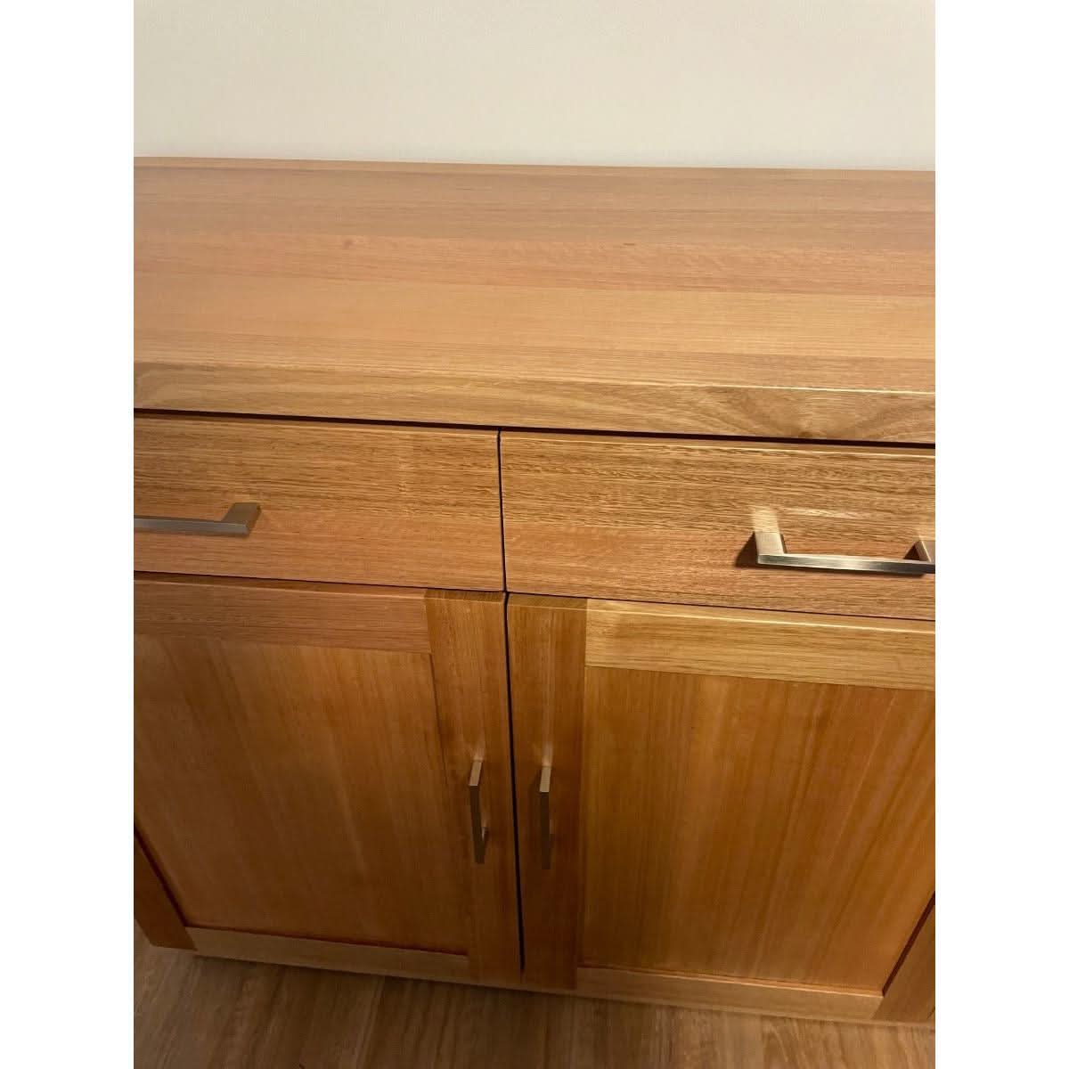 ANYA SOLID VICTORIAN ASH BUFFET/SIDEBOARD 4 DOORS & 4 DRAWERS WHEAT COLOUR 180CM - MyChocolateWood