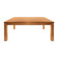 Anya Solid Tassie Oak Dining Table in Wheat, 180cm - Chocolate Wood