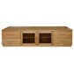 ANYA SOLID VICTORIAN ASH TV UNIT 2 DOORS & 4 DRAWERS IN WHEAT 200CM - MyChocolateWood