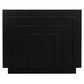 Apollo Solid Mindi Timber 2-Door Buffet / Sideboard 95cm in Black - Chocolate Wood