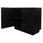 Apollo Solid Mindi Timber 2-Door Buffet / Sideboard 95cm in Black - Chocolate Wood