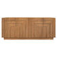 Apollo Solid Mindi Timber 4-Door Buffet / Sideboard 190cm in Almond - Chocolate Wood