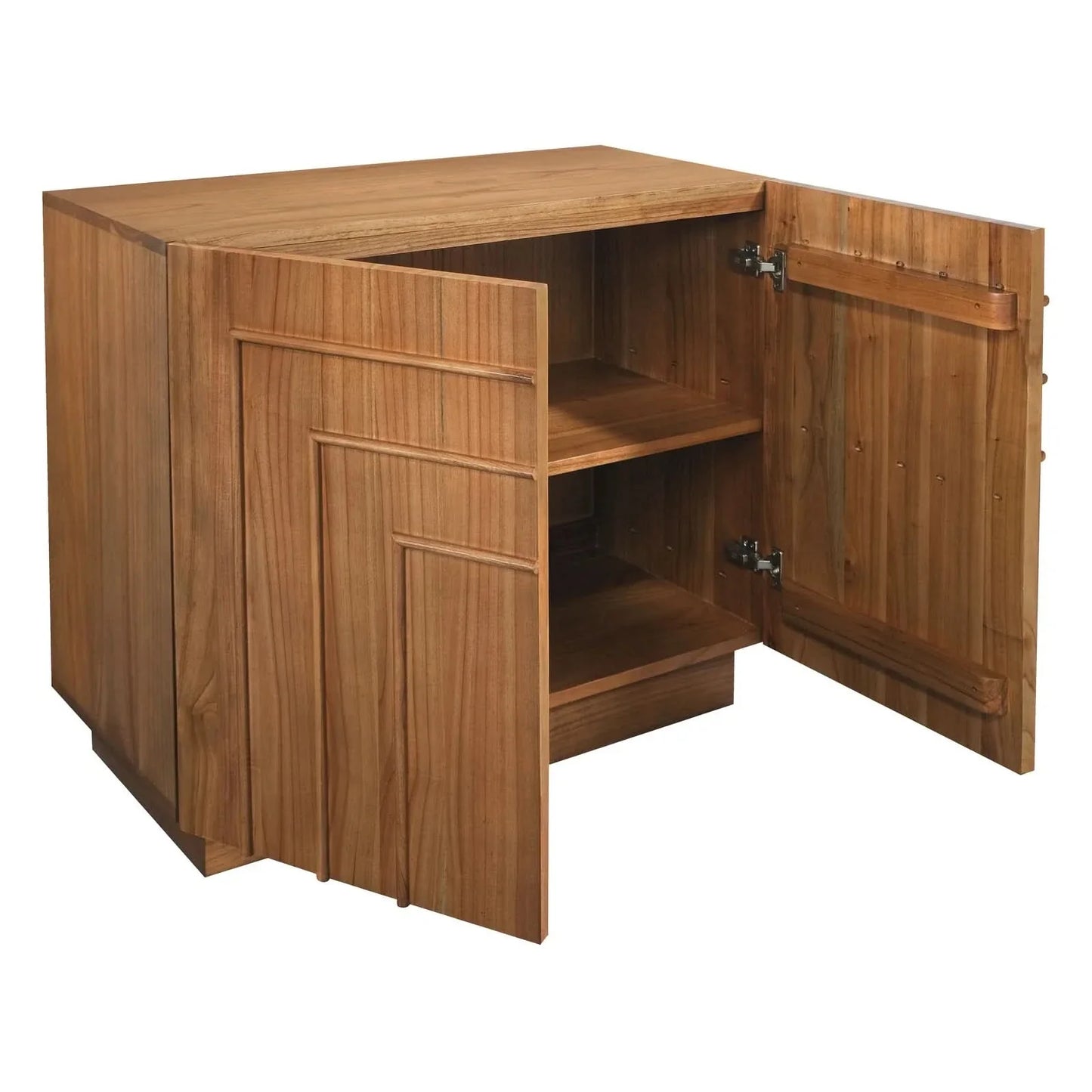 Apollo Solid Mindi Timber 2-Door Buffet / Sideboard 95cm in Almond - Chocolate Wood
