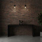 Apollo Solid Mindi Timber Console Table / Hall Table 150cm in Black - Chocolate Wood