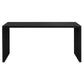 Apollo Solid Mindi Timber Console Table / Hall Table 150cm in Black - Chocolate Wood