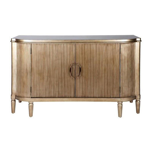 ARIELLE 2 DOOR BUFFET IN ANTIQUE GOLD 140CM - MyChocolateWood