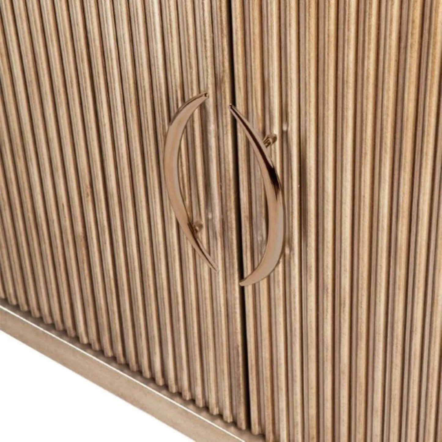 ARIELLE 2 DOOR BUFFET IN ANTIQUE GOLD 140CM