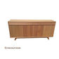 ARTARMON MADE TO ORDER 2 DRAWERS 4 DOORS TASSIE OAK BUFFET IN RETRO STYLE  - MyChocolateWood