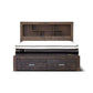 ASHGAR KING SIZE BED + DRESSER + MIRROR + 2 X BEDSIDE TABLES IN GREY STONE PACKAGE DEAL - MyChocolateWood