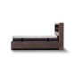 ASHGAR KING SIZE BED + DRESSER + MIRROR + 2 X BEDSIDE TABLES IN GREY STONE PACKAGE DEAL - MyChocolateWood