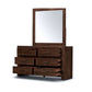 ASHGAR KING SIZE BED + DRESSER + MIRROR + 2 X BEDSIDE TABLES IN GREY STONE PACKAGE DEAL - MyChocolateWood