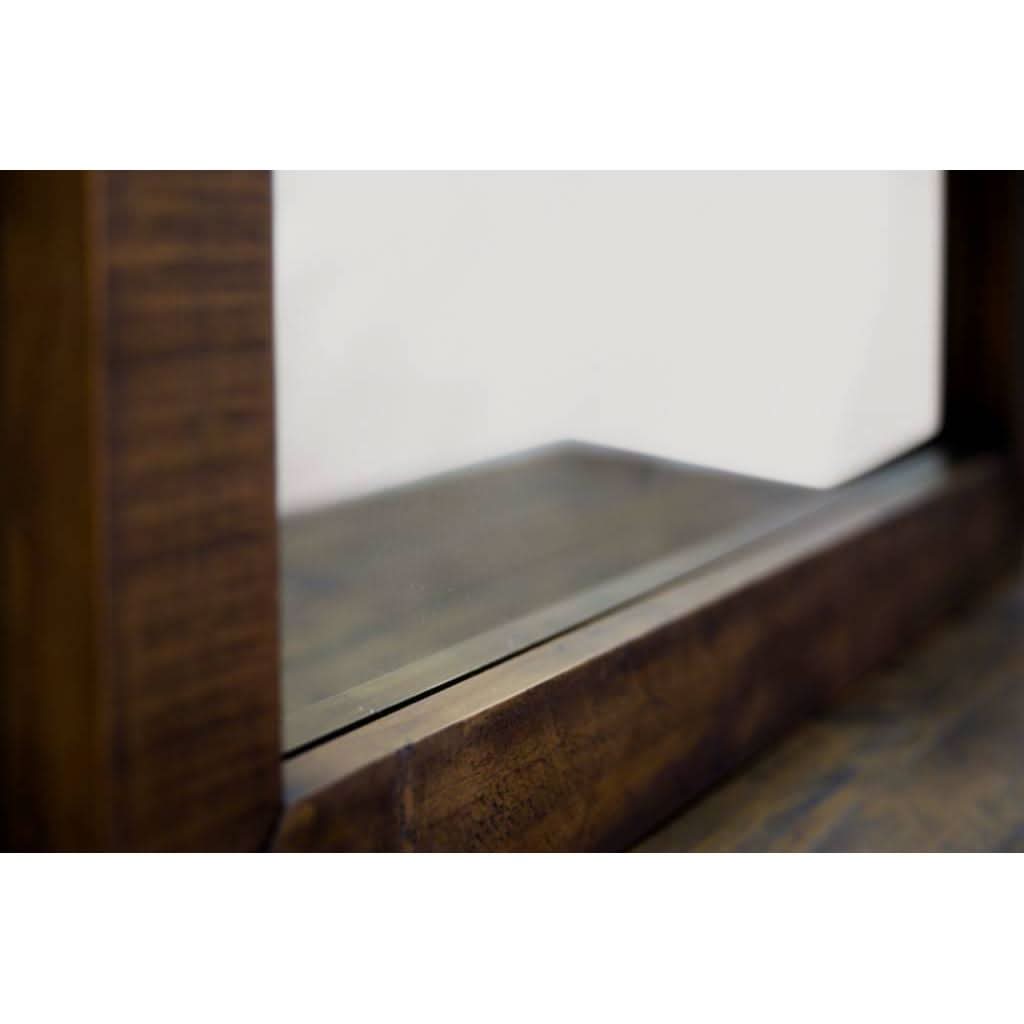 ASHGAR QUEEN SIZE BED + DRESSER + MIRROR + 2 X BEDSIDE TABLES IN GREY STONE PACKAGE DEAL - MyChocolateWood