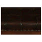 ASHMORE SOLID MAHOGANY TIMBER DOUBLE BENCH WITH GENUINE LEATHER SEAT - MyChocolateWood