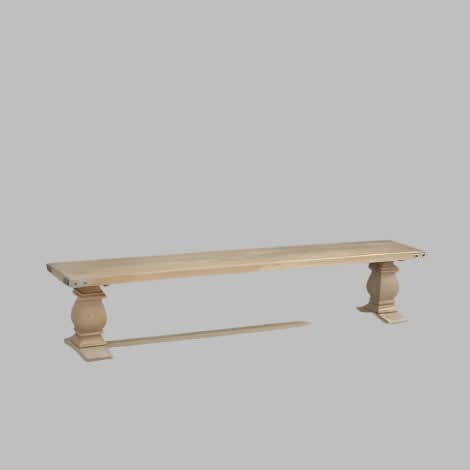 Solid mango wood bench in honey wash by MyChocolateWood, showcasing smooth finish and sturdy craftsmanship.
