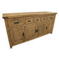 ASTI SOLID MANGO WOOD BUFFET IN HONEY WASH - MyChocolateWood
