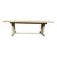ATHENS RECYCLED ELM TRESTLE DINING TABLE 240CM - MyChocolateWood