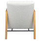 ATTICUS CONTEMPORARY FABRIC ARMCHAIR IN BEIGE - MyChocolateWood