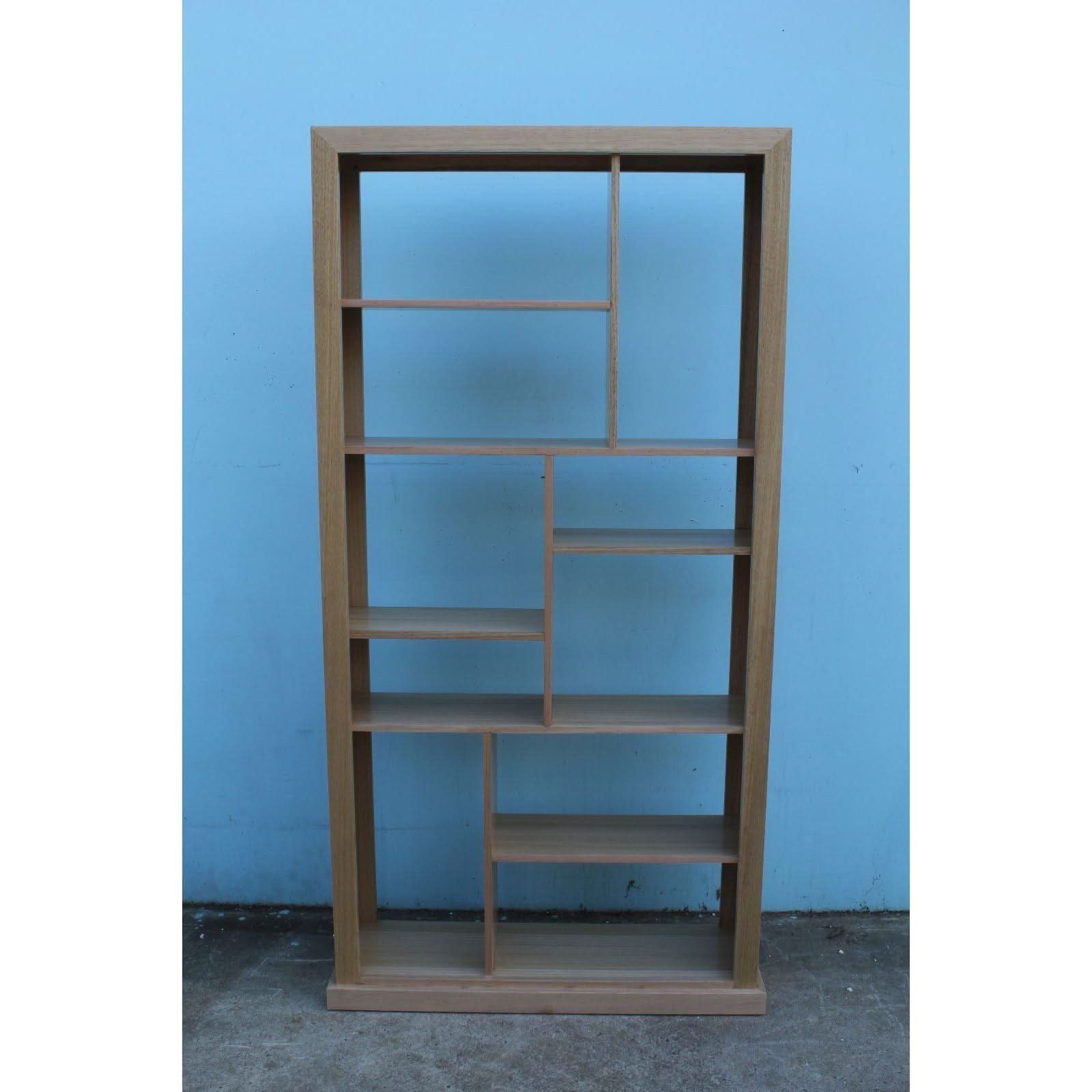 AUSTRALIAN CUSTOM-MADE RILEY TASSIE OAK HARDWOOD BOOKCASE/BOOKSHELF/ROOM DIVIDER/DISPALY UNIT - LOCALLY MADE - MyChocolateWood