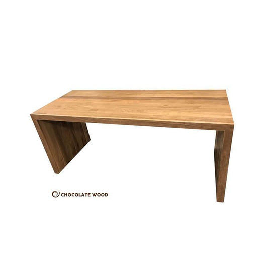 AUSTRALIAN MADE PEARL DESK IN SOLID SPOTTED GUM - MyChocolateWood