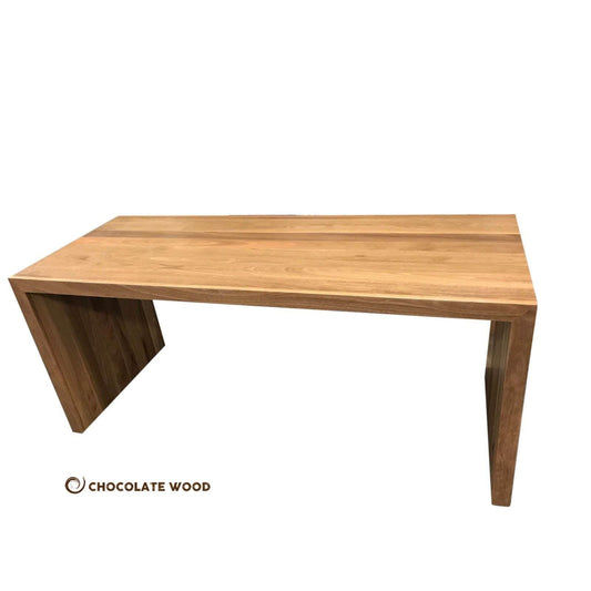 AUSTRALIAN MADE PEARL DESK IN SOLID SPOTTED GUM