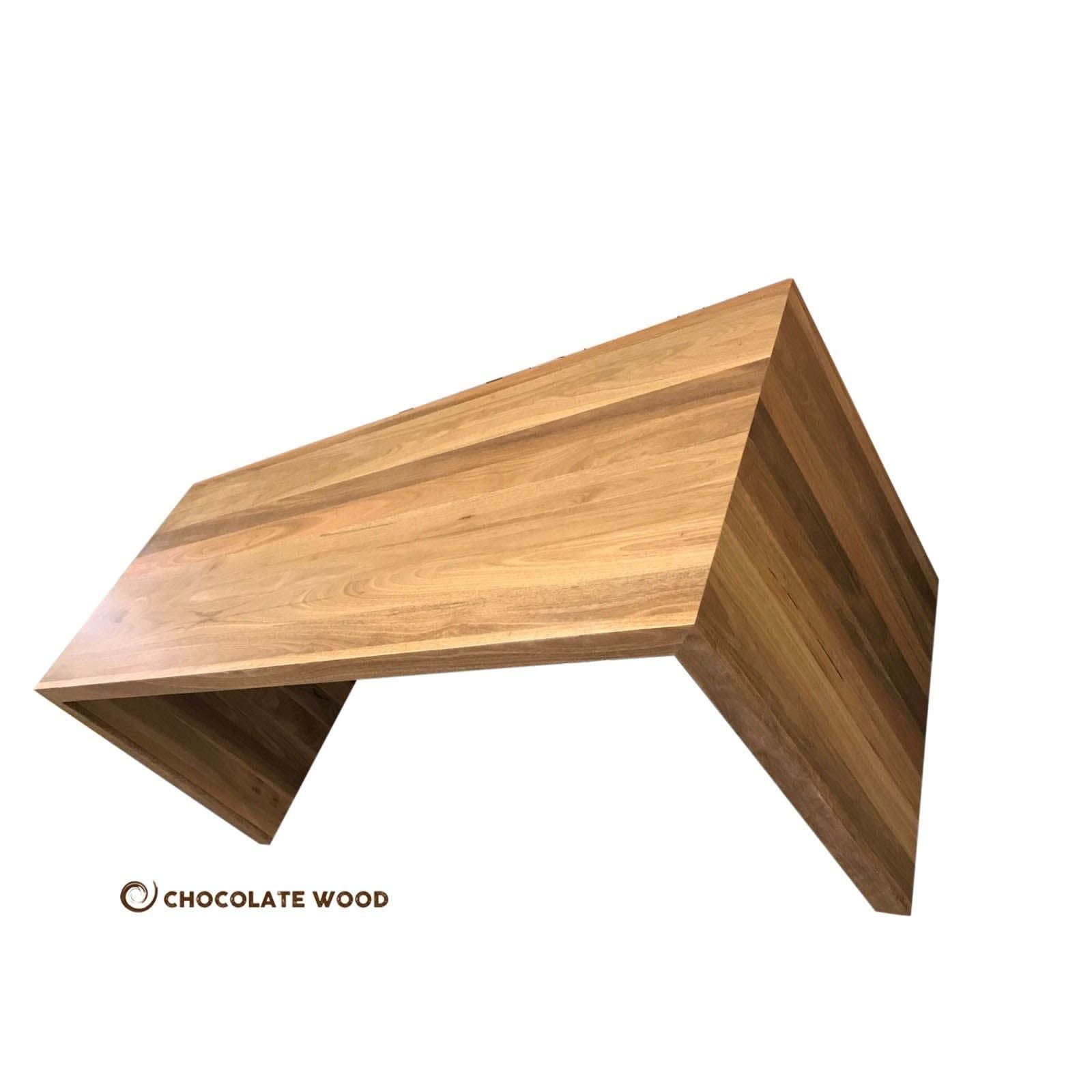 AUSTRALIAN MADE PEARL DESK IN SOLID SPOTTED GUM - MyChocolateWood