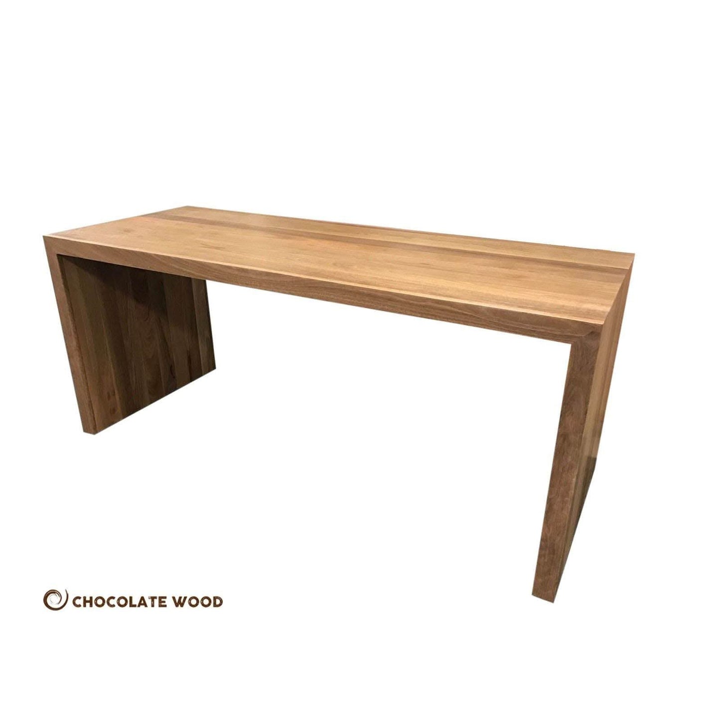 AUSTRALIAN MADE PEARL DESK IN SOLID SPOTTED GUM
