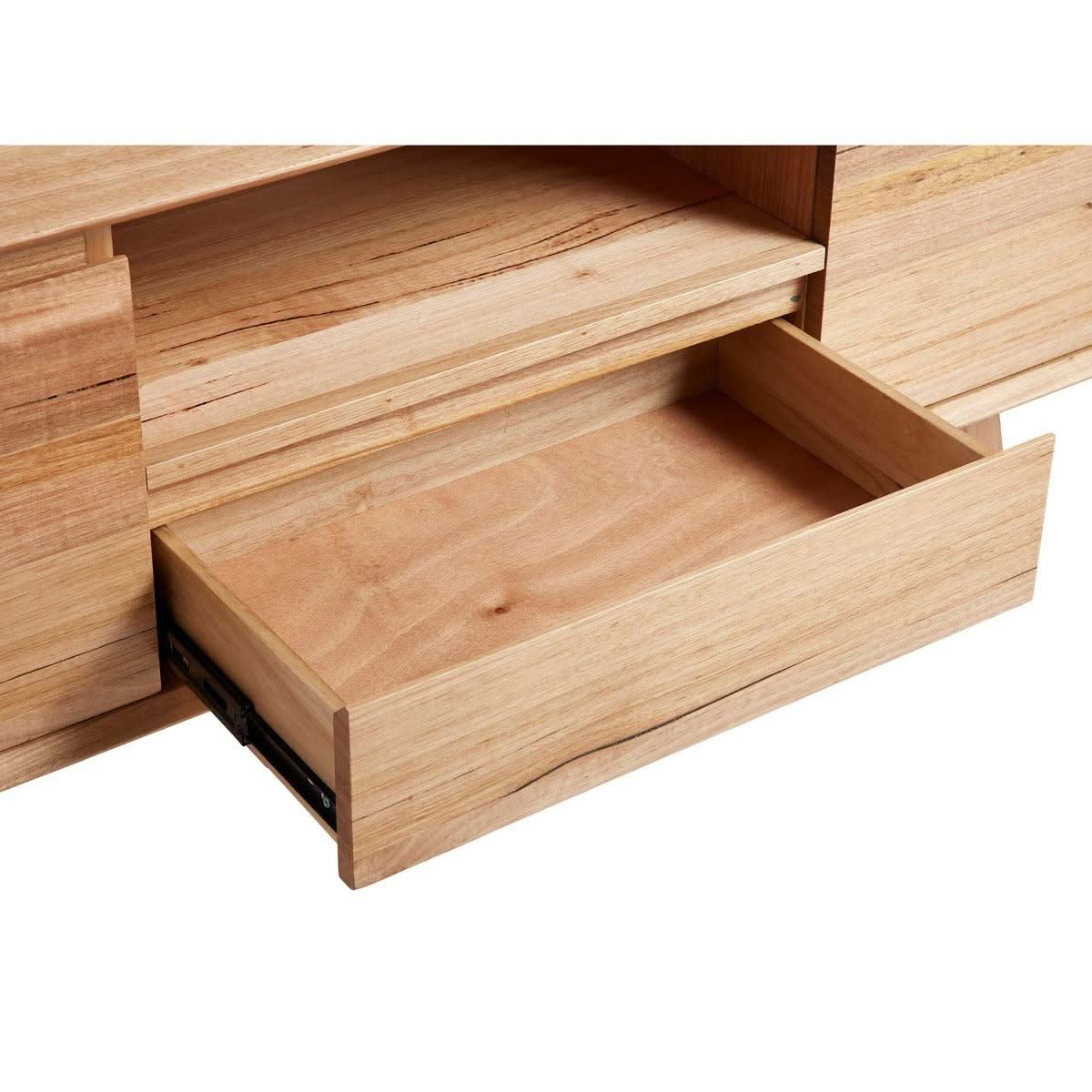 AVALON 2 DOORS 1 DRAWER TV UNIT 160CM - MyChocolateWood