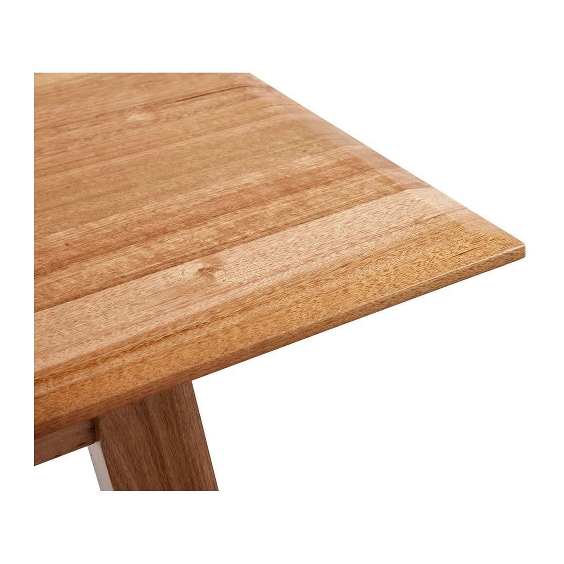Avalon Solid Tassie Oak Dining Table, 180cm - Chocolate Wood