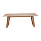 Avalon Solid Tassie Oak Dining Table, 240cm - Chocolate Wood