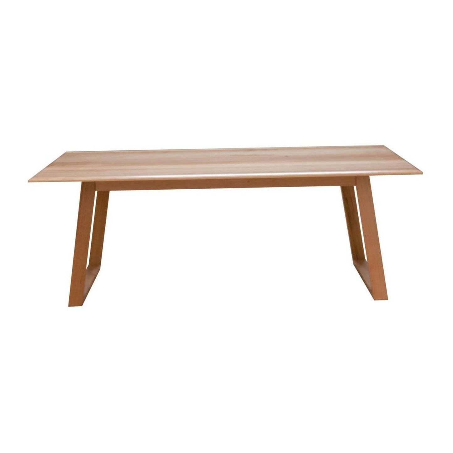 Avalon Solid Tassie Oak Dining Table, 240cm - Chocolate Wood