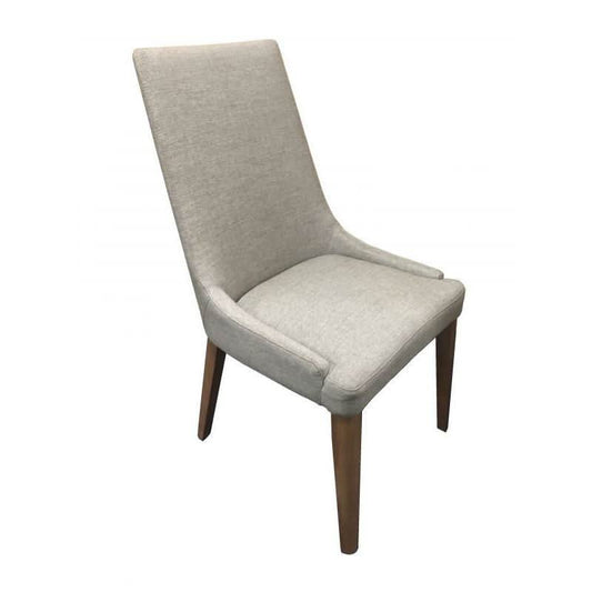 AVALON FABRIC DINING CHAIR IN TAUPE - MyChocolateWood